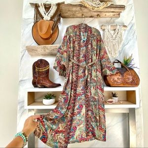 Paisley Print Women's Swim Coverup